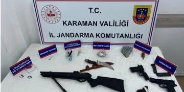 Uyuşturucu ve ruhsatsız silah operasyonu