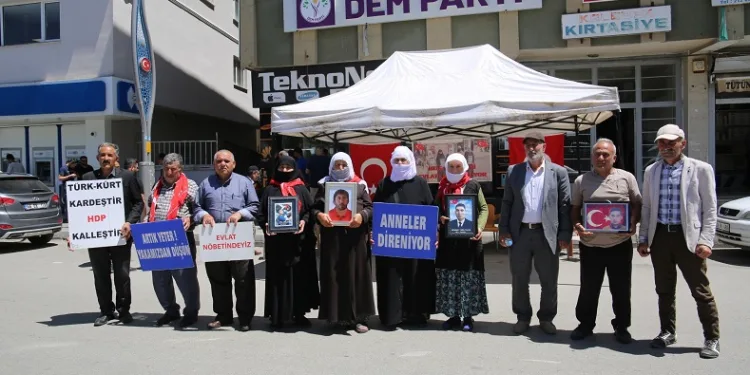Muş’ta acılı annelerin evlat nöbeti devam ediyor