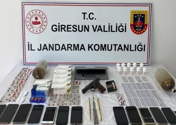 Giresun’da jandarmadan uyuşturucu operasyonu