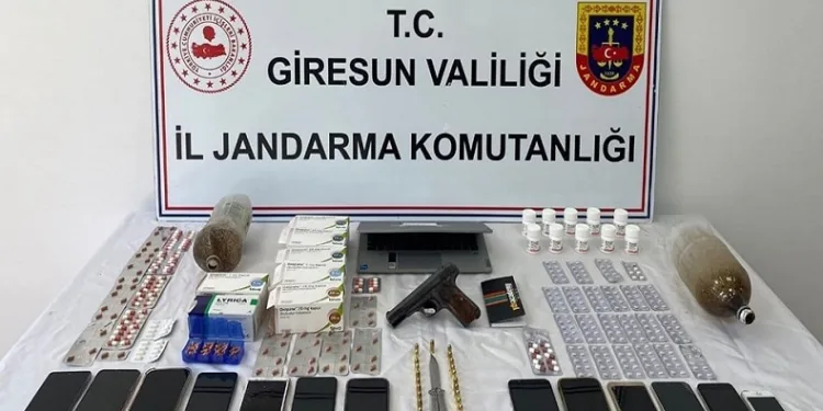 Giresun’da jandarmadan uyuşturucu operasyonu