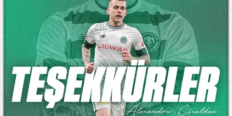 Konyaspor, Cicaldau ile yollarını ayırdığını duyurdu
