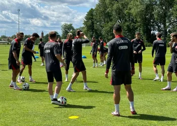 A Milli Futbol Takımı, Polonya maçı hazırlıklarını tamamladı