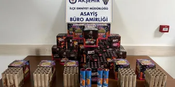 Polisten havai fişek denetimi