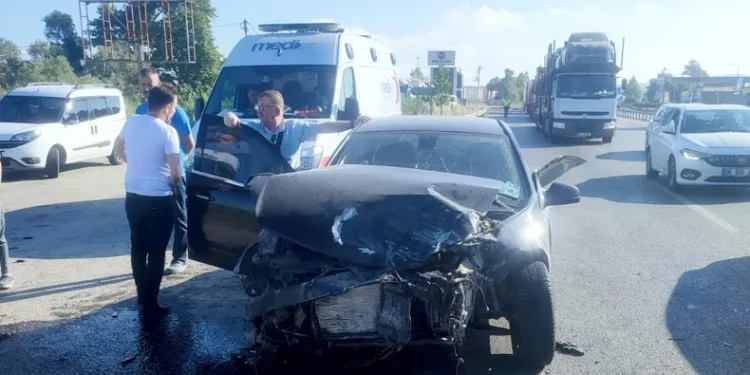 Bursa-Balıkesir karayolunda kaza: 5 yaralı