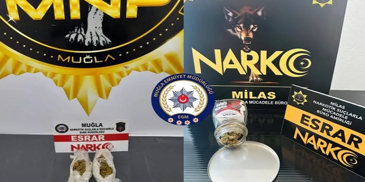 Muğla’da uyuşturucu operasyonu: 2 tutuklama