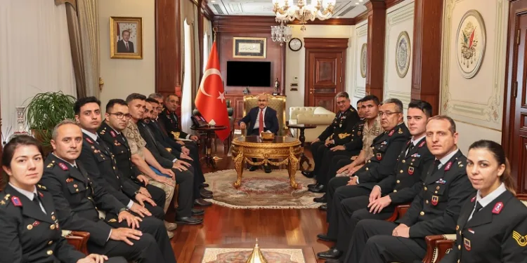 İl Jandarma Komutanlığından Vali Demirtaş’a ziyaret