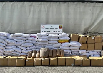 Jandarmanın operasyonunda 6 ton 750 kilo kaçak tütün ele geçirildi