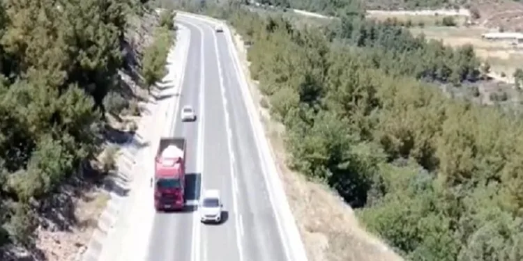 6 araç ve sürücüsüne 9 bin 36 TL ceza
