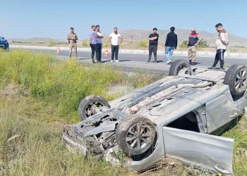 Otomobil takla attı: 1 yaralı