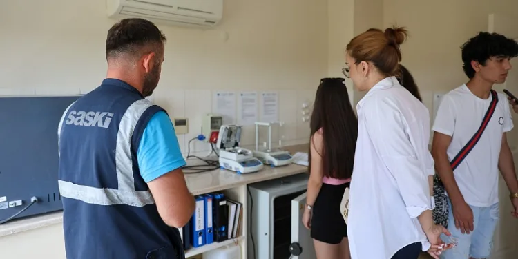 Yabancı öğrenciler, atık su arıtma tesisine hayran kaldı