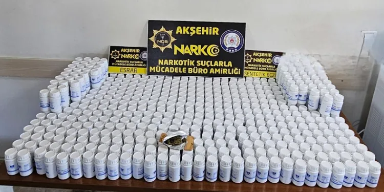 Konya’da uyuşturucu operasyonu: 3 tutuklama