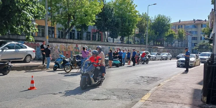 Motosiklet sürücülerine yönelik denetim yapıldı