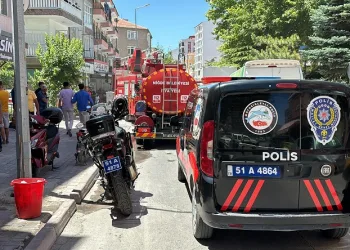 Niğde’de bir evde çıkan yangın paniğe neden oldu