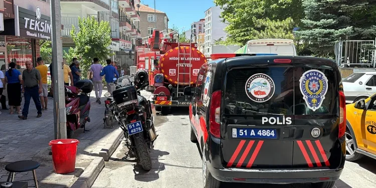 Niğde’de bir evde çıkan yangın paniğe neden oldu