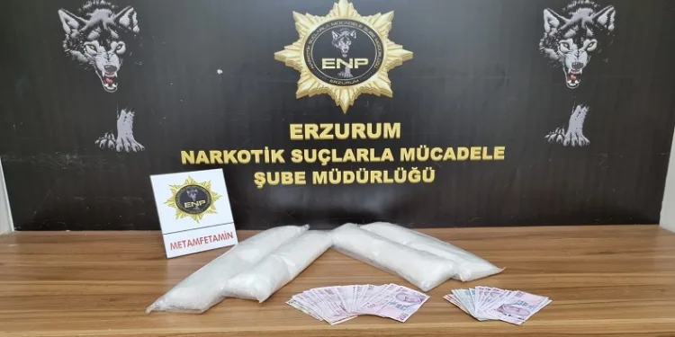 Erzurum’da uyuşturucu operasyonu