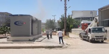 Trafodan yükselen dumanlar korkuttu