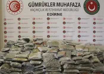 Kapıkule’de 635 kilo esrar ele geçirildi