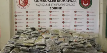 Kapıkule’de 635 kilo esrar ele geçirildi