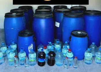 Çorum’da 3 bin litre kaçak içki ele geçirildi