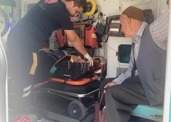 Otomobil yaşlı kadına çarpıp kaçtı
