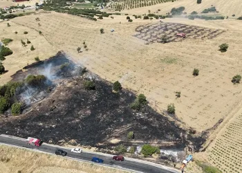 Kula’da korkutan yangın