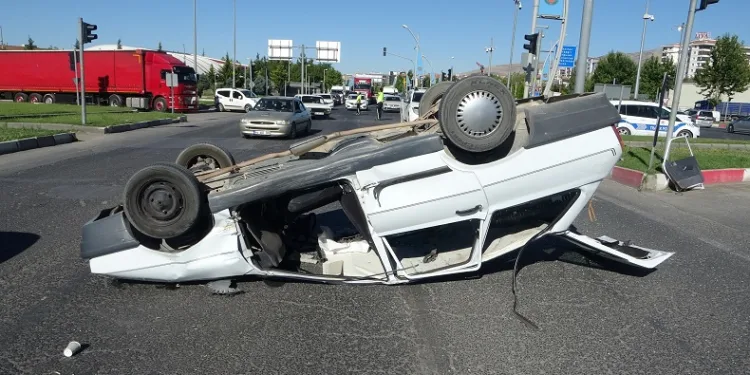 Malatya’da trafiği felç eden kaza