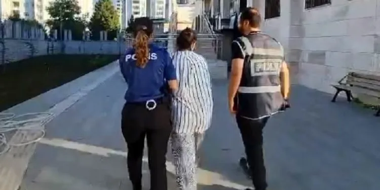 Hırsızlıktan 18 yıla yakın hapis cezası olan kadın yakalandı