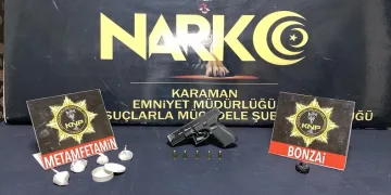 Karaman’da 4 kişi uyuşturucudan tutuklandı