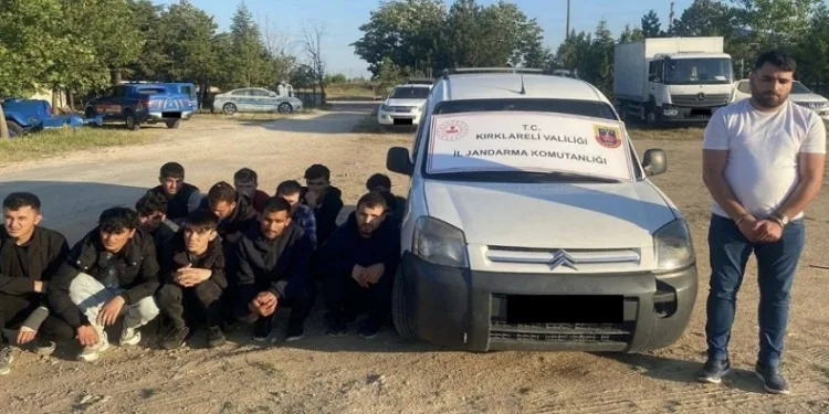 Kırklareli’nde 265 kaçak göçmen yakandı