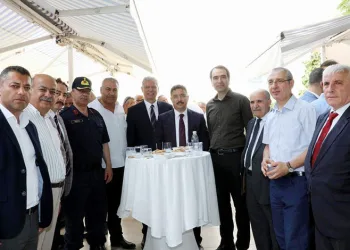 Mudanya protokolü bayramlaştı