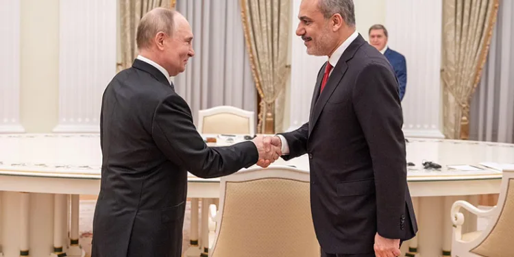 Bakan Fidan, Putin tarafından kabul edildi