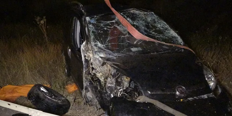 Takla atan araçta 22 yaşındaki sürücü hayatını kaybetti