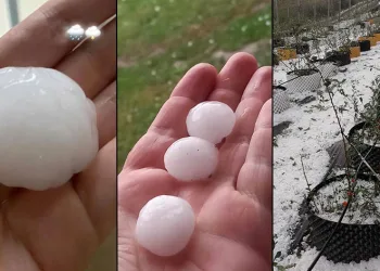 Kosova’da ceviz büyüklüğünde dolu
