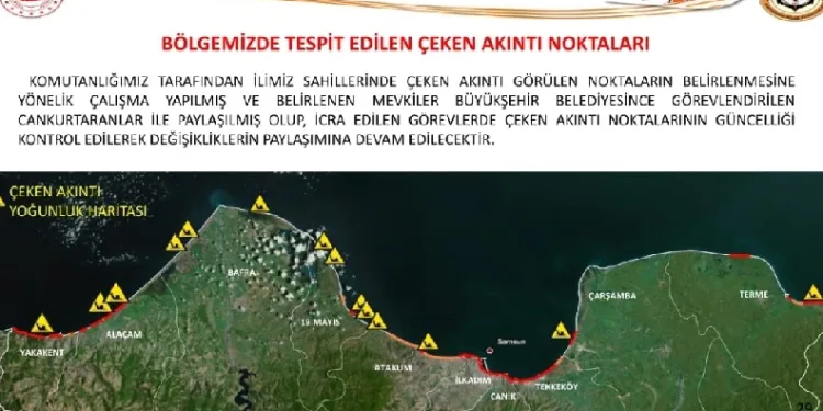 Samsun’da yüzme alanları ile tehlikeli ve yasak alanlar belirlendi
