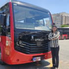 Bandırma'da toplu taşımaya kadın eli