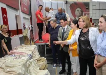 yıl sonu sergisinde Filistin vurgusu