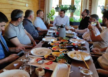 Başkanı Taştan, basınla buluştu