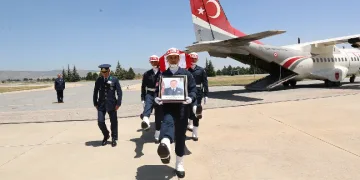 Gökhan Özen'in naaşı Eskişehir'e getirildi