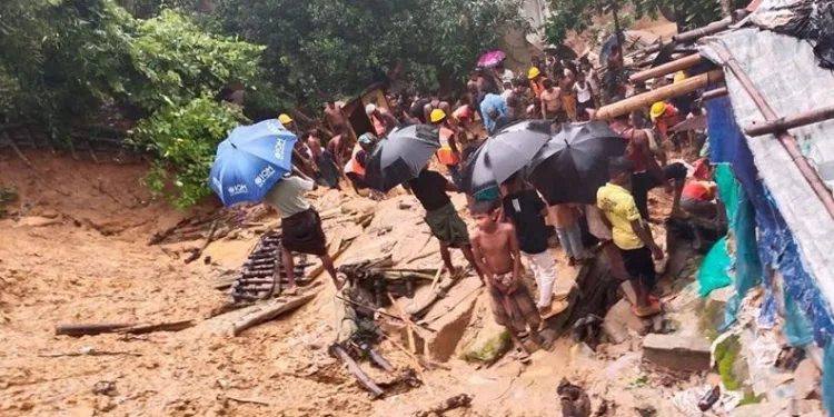 Bangladeş’teki mülteci kamplarında sel ve heyelan: 10 ölü