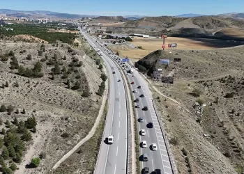 43 ilin geçiş noktası dronla görüntülendi