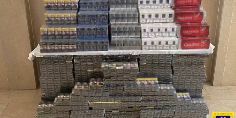 5 bin 593 paket kaçak sigara ele geçirildi