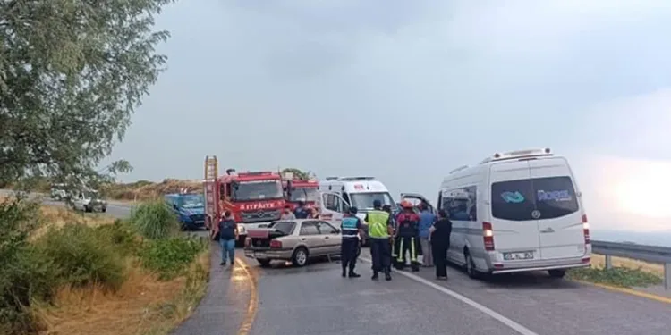 Denizli’de zincirleme kaza: 9 yaralı