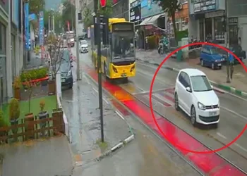 Bursa’da otobüsün önüne kıran otomobil kazaya neden oldu