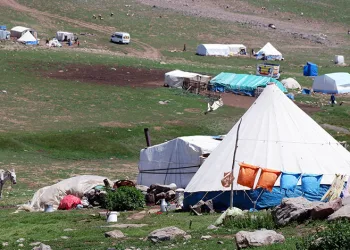 3 bin rakımda çadırlar kuruldu
