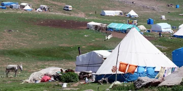 3 bin rakımda çadırlar kuruldu