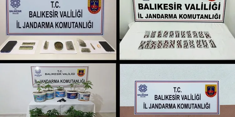 Jandarmadan 4 ilçede uyuşturucu operasyonu