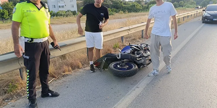 Manavgat çevreyolunda motosiklet kazası: 2 yaralı