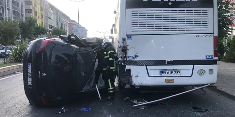 Tekirdağ’da zincirleme kaza