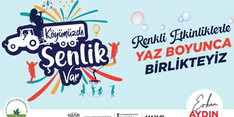 Osmangazi’nin köylerinde şenlik başlıyor