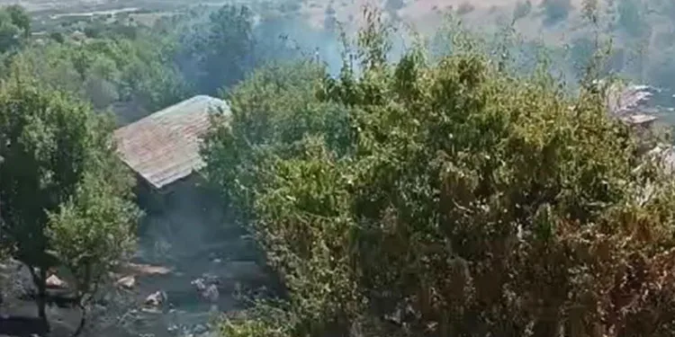 Elazığ’da korkutan yangın